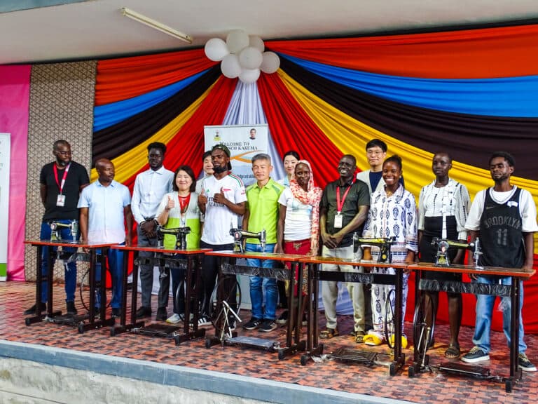 Young people and staff at a Good Neighbors Kenya training event