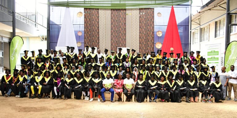 Graduates of a Good Neighbors Kenya programme at their ceremony